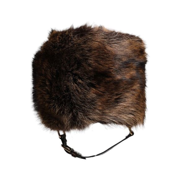 Dolce & Gabbana Brown Fur Women Bucket Women's Hat